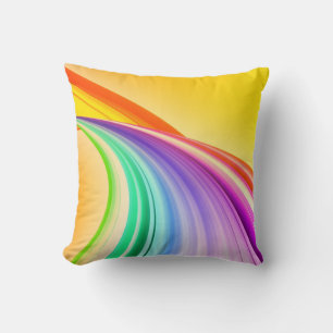 Abstraktes Design gelb orange Hintergrund Banner Kissen