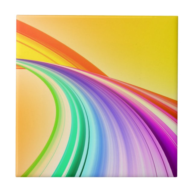 Abstraktes Design-Gelb-Orange-Hintergrundbanner Fliese (Vorderseite)