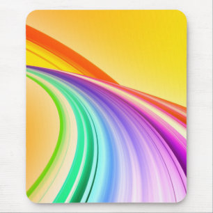 Abstraktes Design-Gelb-Orange-Hintergrundbanner Mousepad