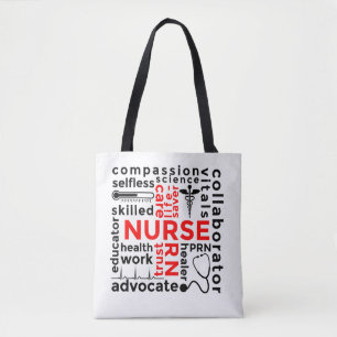 Abstraktes Design-Geschenk für Krankenpflege Tasche