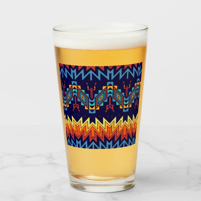 Abstraktes Design Glas (Vorne (Gefüllt))