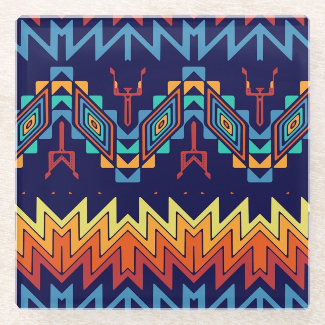 Abstraktes Design Glasuntersetzer (Vorderseite)