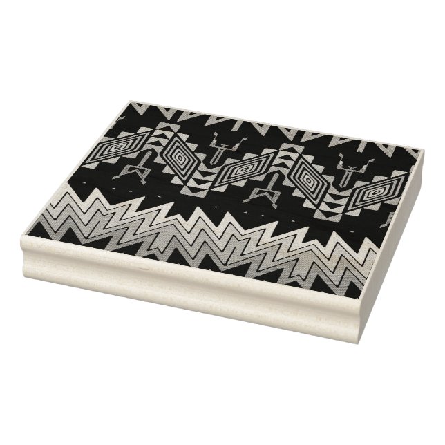 Abstraktes Design Gummistempel (Stempel)