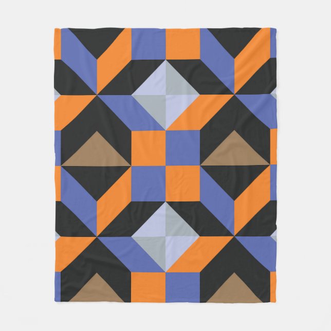 Abstraktes Design-Hintergrundbild Fleecedecke (Vorderseite)