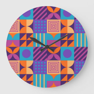 Abstraktes Design, Hintergrundbild, Poster. Große Wanduhr