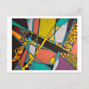 Abstraktes Design III Postkarte