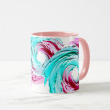 Abstraktes Design in den Farben Pastel.