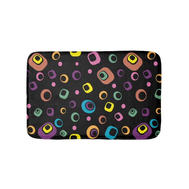 Abstraktes Design - Individuelle Anpassung Badematte (Vorderseite)