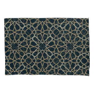 Abstraktes Design islamischer geometrischer Muster Kissenbezug