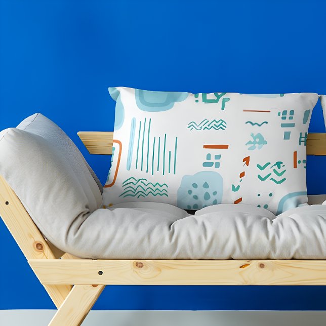 Abstraktes Design-Kissengehäuse für Wasserfarben Kissenbezug (Von Creator hochgeladen)