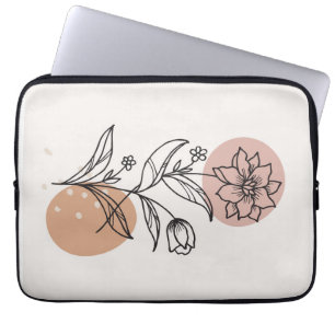 Abstraktes Design mit modernem Hintergrund Laptopschutzhülle