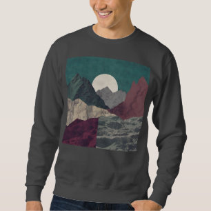 Abstraktes Design, Naturthema Sweatshirt
