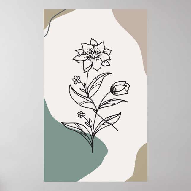Abstraktes Design Poster (Vorne)