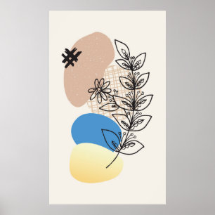 Abstraktes Design Poster