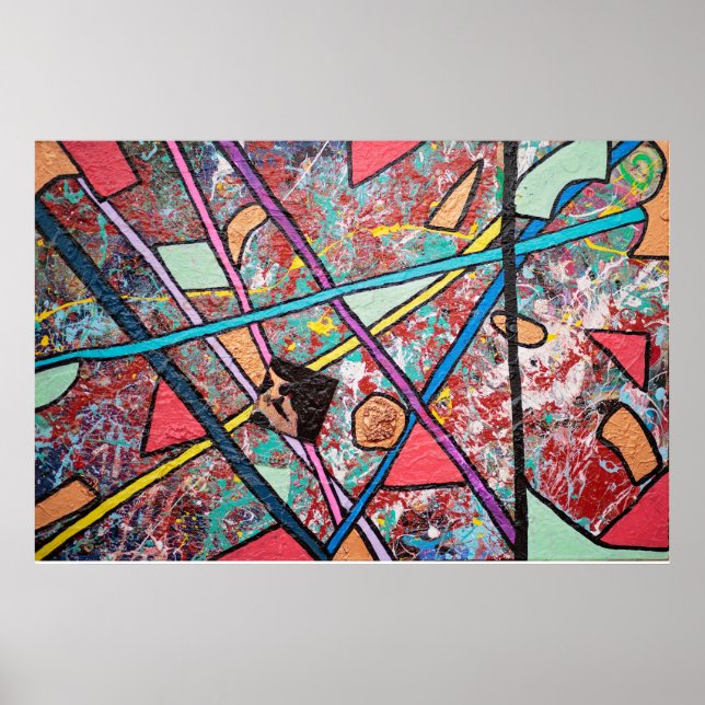 Abstraktes Design Poster (Vorne)