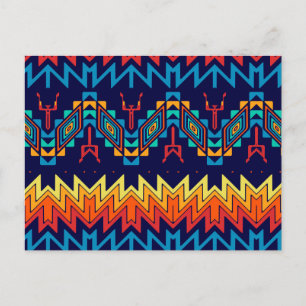 Abstraktes Design Postkarte