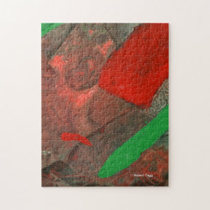 Abstraktes Design-Puzzle