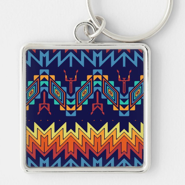 Abstraktes Design Schlüsselanhänger (Vorne)