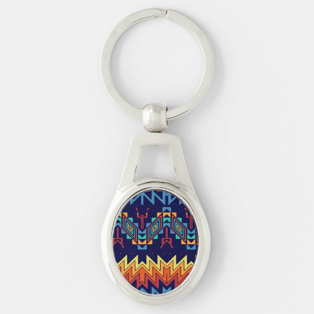 Abstraktes Design Schlüsselanhänger (Vorderseite)