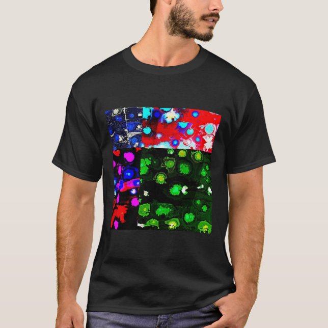 Abstraktes Design T-Shirt (Vorderseite)