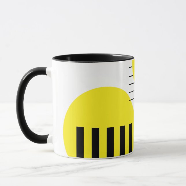 Abstraktes Design Tasse (Links)