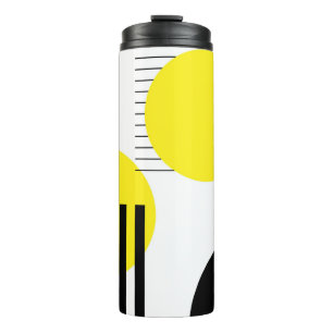 Abstraktes Design Thermosbecher