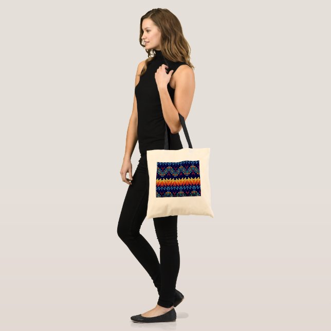 Abstraktes Design Tragetasche (Vorderseite (Model))