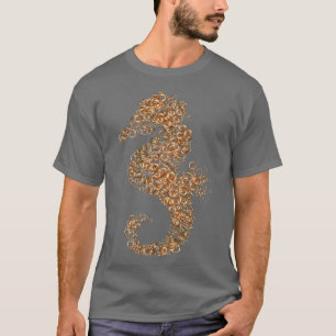Abstraktes Design von Steampunk-Seepferden 1 T-Shirt