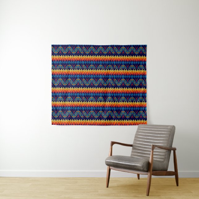 Abstraktes Design Wandteppich (Beispiel (Horizontal))