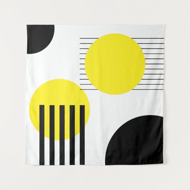 Abstraktes Design Wandteppich (Vorderseite)