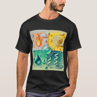 abstraktes Designelement für die Balance 2026 T-Shirt