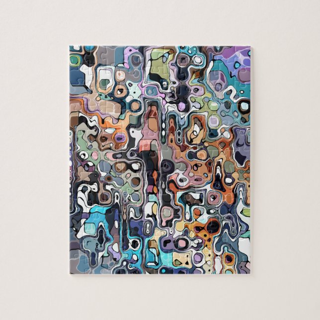 Abstraktes digitales Doodle 2 (Vertikal)