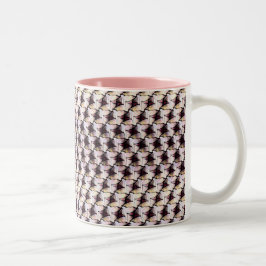 Abstraktes digitales Muster 1193 - Kaffee-Tasse Zweifarbige Tasse