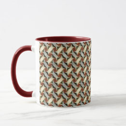 Abstraktes digitales Muster 1220 - Kaffeetasse