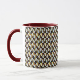 Abstraktes digitales Musterdesign 1215 - Kaffee-Ta Tasse