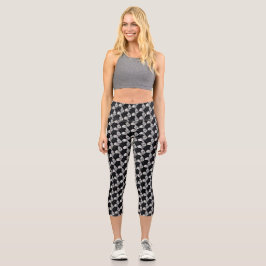 Abstraktes Digitalmuster 1190 - Leggings in Capri