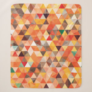 Abstraktes Dreieck Geometrisches Nahtloses Muster Sherpadecke