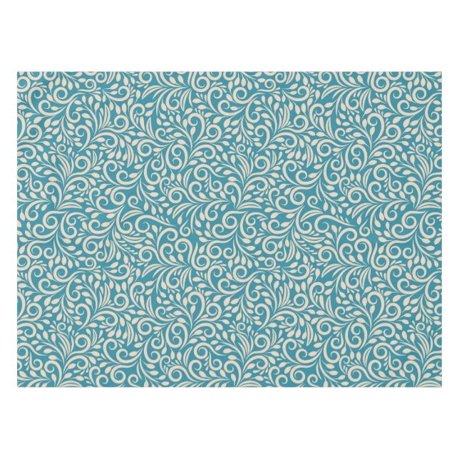 Abstraktes dunkles Blasenmuster Tischdecke (Vorderseite (Horizontal))