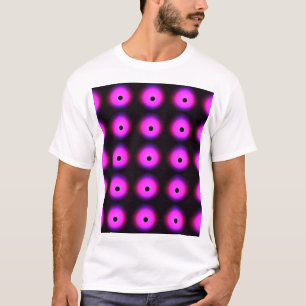Abstraktes dunkles Rosa: Glühen nahtlos T-Shirt