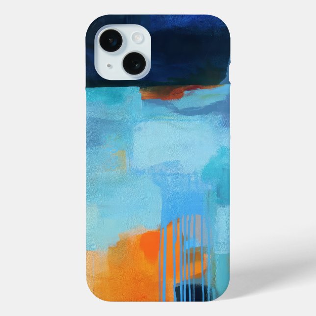 Abstraktes elegantes, buntes Malmuster Case-Mate iPhone Hülle (Rückseite)