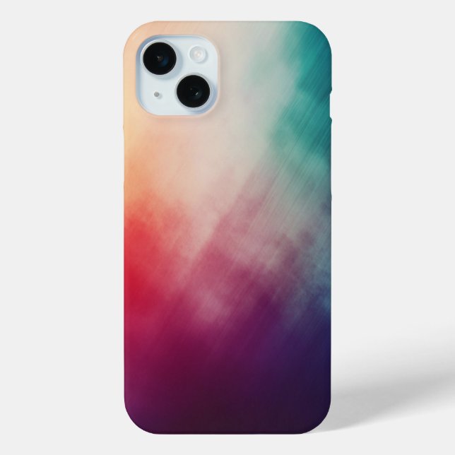 Abstraktes elegantes, buntes Malmuster Case-Mate iPhone Hülle (Rückseite)