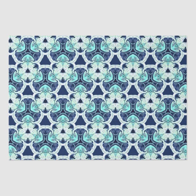 Abstraktes Element Seidenpapier (Vorderseite)