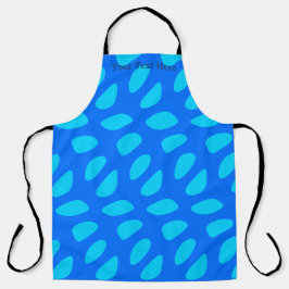 Abstraktes Ellipsen-Muster-All-Over-Print-Schürze Schürze