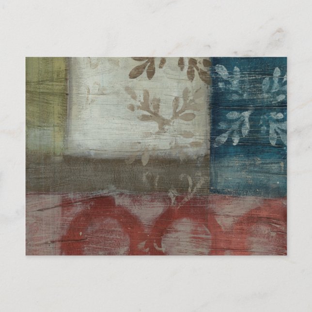 Abstraktes Erbe II Postkarte (Vorderseite)
