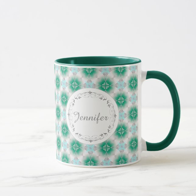 abstraktes ethnisches Muster Tasse (Rechts)