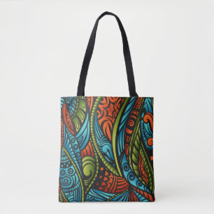 Abstraktes ethnisches Wallpaper Tasche