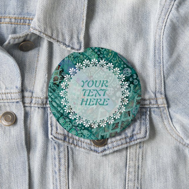 Abstraktes Ethno-Muster - Folklore Artikel 2 Button (Beispiel)