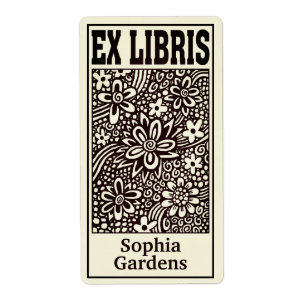 Abstraktes Ex-Libris (gefiltert)