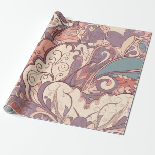 Abstraktes Faltpapier Pastell Geschenkpapier