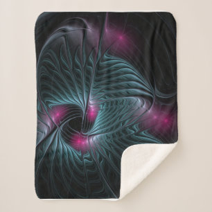 Abstraktes Fantasy-Fraktal Sherpadecke